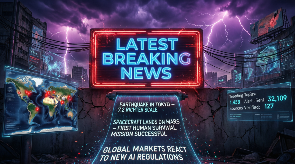 what is latest breaking news