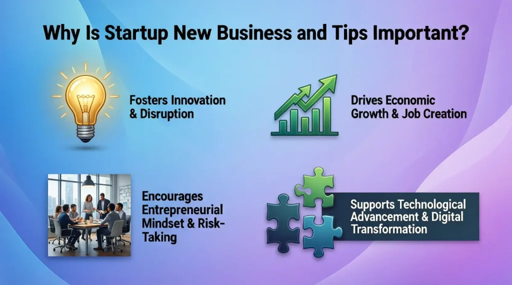 why is startup new business and tips important