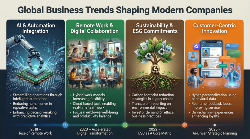 global business trends shaping modern companies
