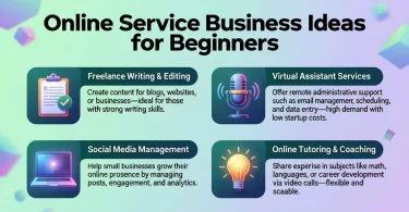 online service business ideas for beginners