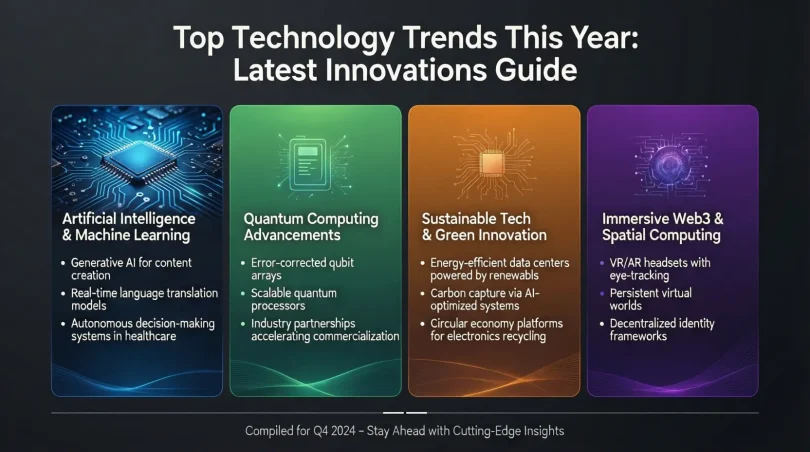 Top Technology Trends This Year Latest Innovations Guide